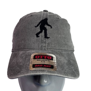 Bigfoot Low profile Embroidered hat, dad hat, Halloween Hat,