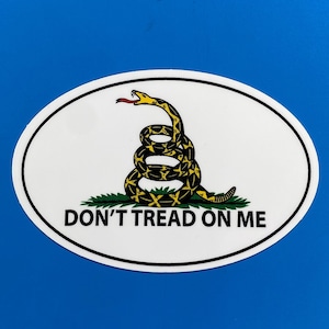 Don&#39;t Tread On Me, Patriotic, Military Sticker -Waterproof, weatherproof glossy sticker