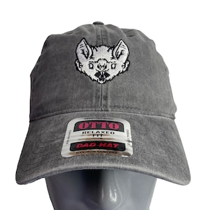 Bat, Vampire, Halloween Low profile Embroidered hat, dad hat, Halloween Hat,