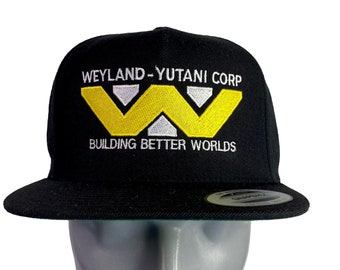 Weyland Yutani Corp Embroidered Five Panel Snapback Cap