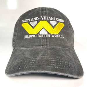 Weyland Yutani Corp Building Better Worlds Low profile Embroidered hat, dad hat.