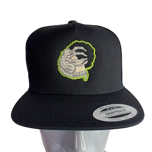 Facehugger Embroidered Five Panel Snapback Cap