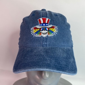 Grateful Dead Uncle Sam Low profile Embroidered hat, dad hat.