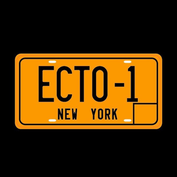 Ecto-1 laptop glossy sticker