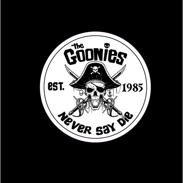 The Goonies, Car sticker, Water bottle sticker, Decal - Glossy Vinyl, Laminated. FREE Shipping