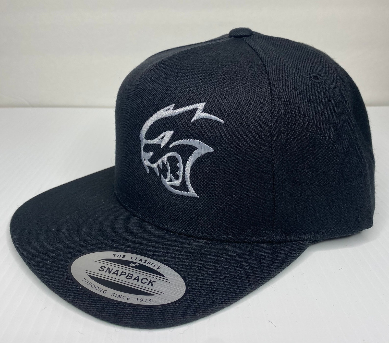Dodge Hellcat Embroidered Snapback Hat | Etsy