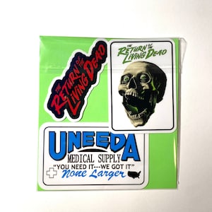 Horror movie decal Sticker Pack- Glossy Vinyl, Laminated, waterproof. FREE Shipping