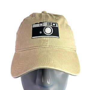 Film Camera Low profile Embroidered hat, dad hat, mom hat