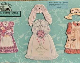 Wooden Paper Dolls Etsy