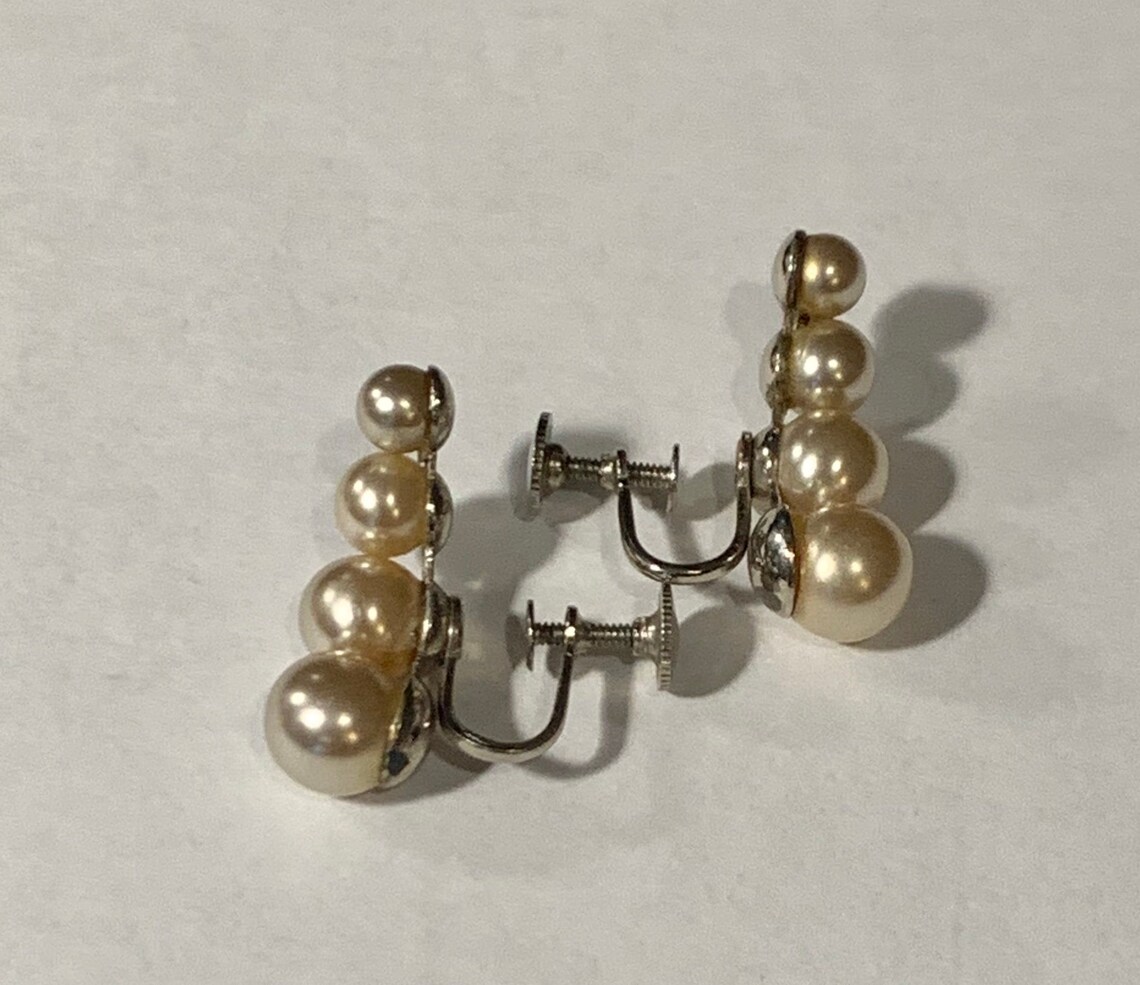 Vintage Screw Back Coro Earrings Etsy