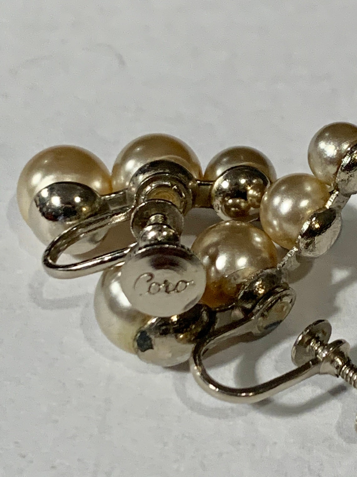Vintage Screw Back Coro Earrings Etsy