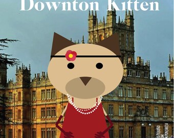 Downton Abbey. sticker 3.9 x 3.9 in