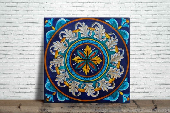 Victorian Reproduction Decorative Fireplace Ceramic Wall Tile Etsy