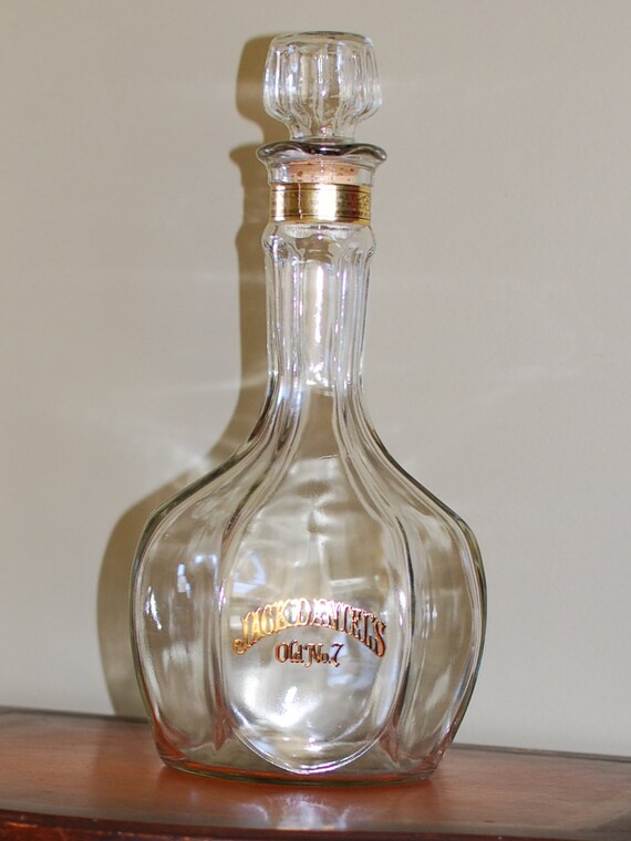 Vintage Jack Daniel's Old No. 7 90 Proof Bottle Decanter Etsy