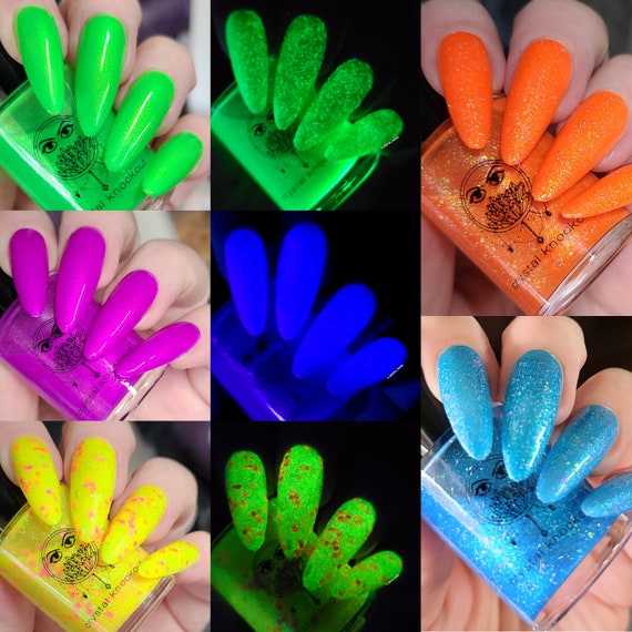 Neon Green Glow In The Dark Nail Polish