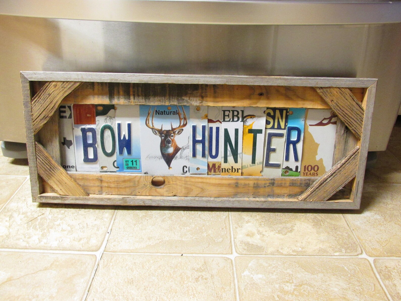 BOW HUNTER License Plate Sign Personalized Plate Signs Bow Etsy