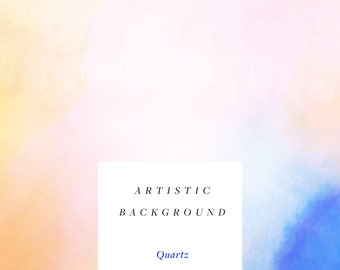 Quartz - France Papier numérique d’aquarelle artistique (en anglais) 12" x 12" Imprimable Utilisation commerciale gratuite (en anglais seulement) Créer la coupe