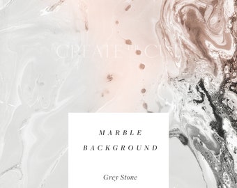 Grey Stone | Marble Background Digital Paper | 12" x 12" Printable | Free Commercial Use | Create the Cut