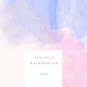 Sereniteit | Artistieke Achtergrond Digitale Document | 12" x 12" Afdrukbare | Gratis commercieel gebruik | De snede maken