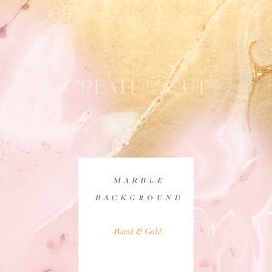 Blush & Gold Marble | Marmeren achtergrond digitale papier | 12" x 12" Afdrukbare | Gratis commercieel gebruik | De snede maken