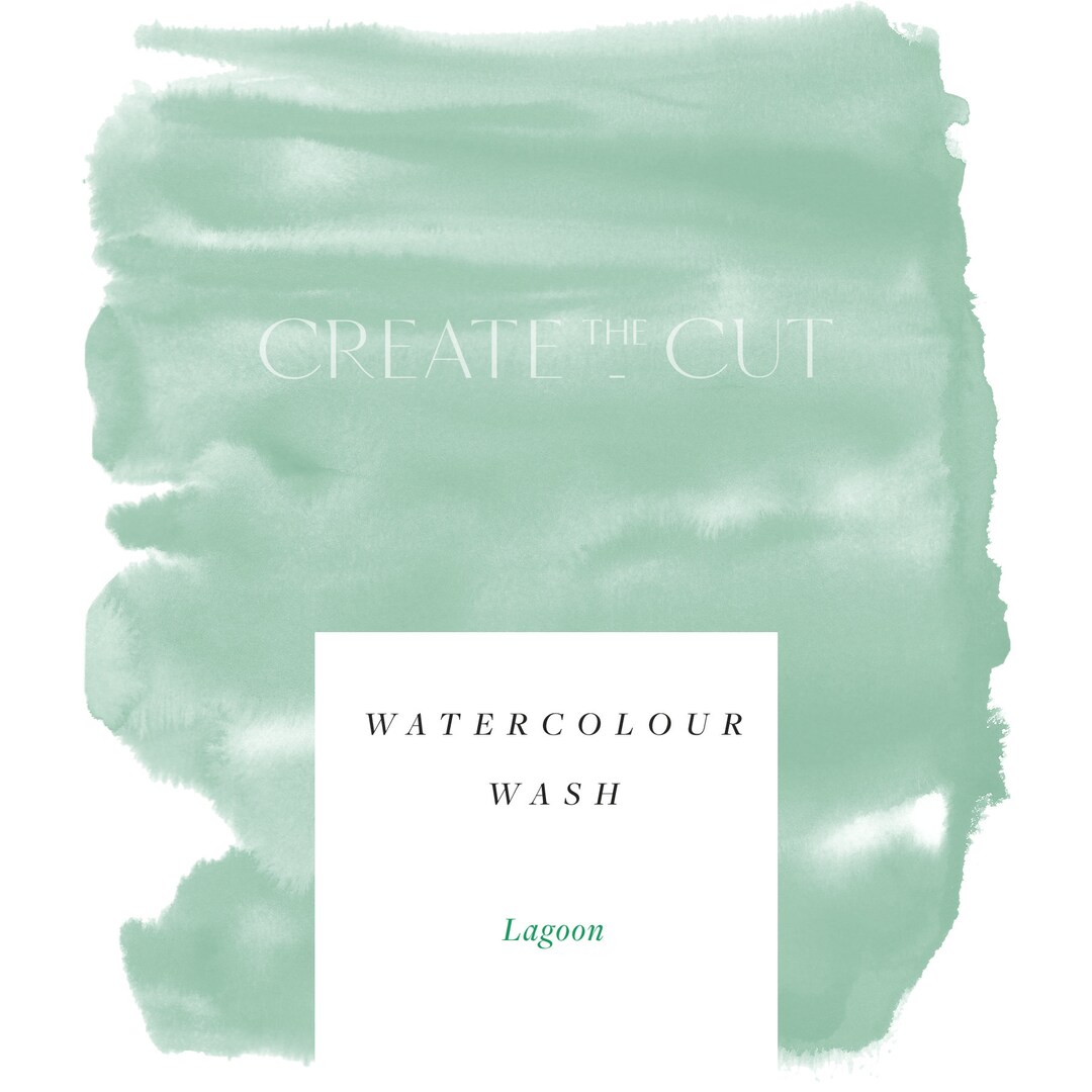 Lagoon | Watercolour Wash Background Digital Paper and Patch | A4 ...