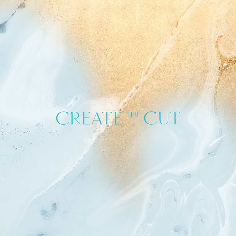 Marble Background Digital Paper Gold Baby Blue Marble Etsy