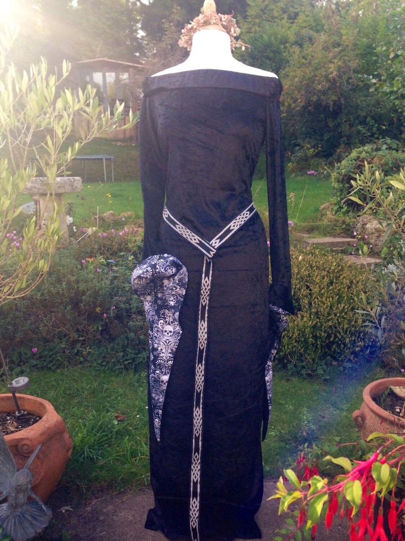 Black Celtic Wedding Dresses