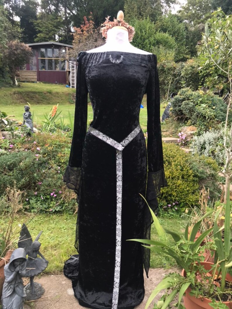 Black Celtic Wedding Dresses