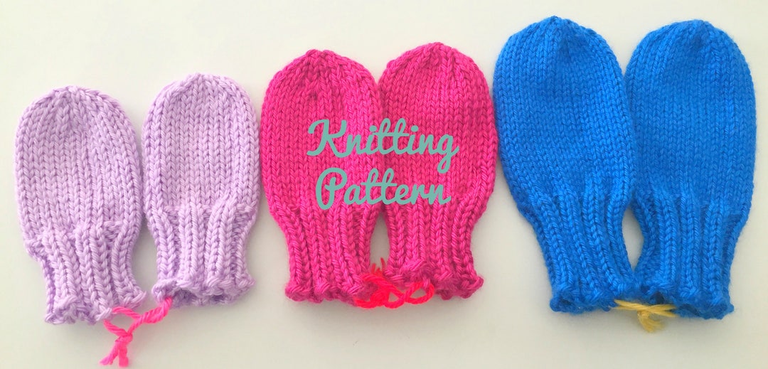 Baby Mittens Knitting Pattern Toddler Mittens Pattern Pattern for