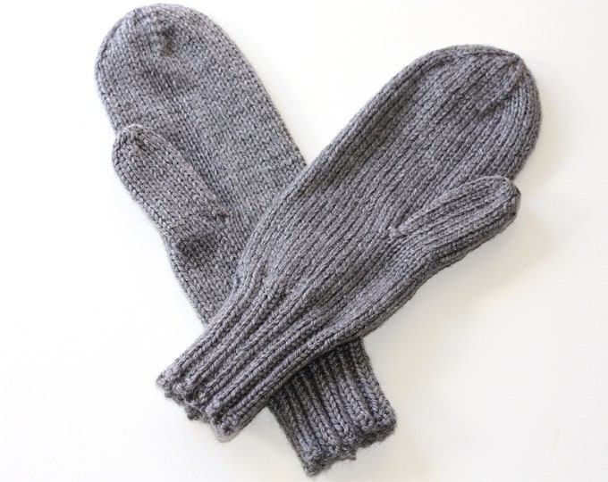Knit MITTENS for Adults