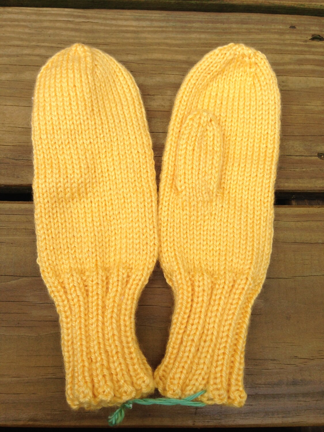Sunshine Yellow Mittens for Kids Mittens in Yellow Kids Etsy