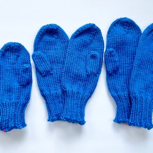 Kids Mittens 40+ Colors! Hand Knitted Child’s Mitts