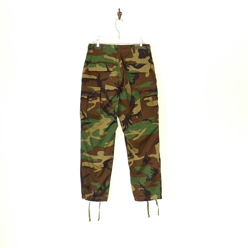 Vintage Camouflage Pants 90s Nato Khaki Camo Pants Rip | Etsy