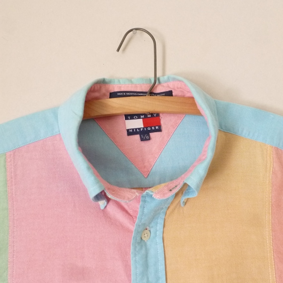 tommy hilfiger pastel shirt