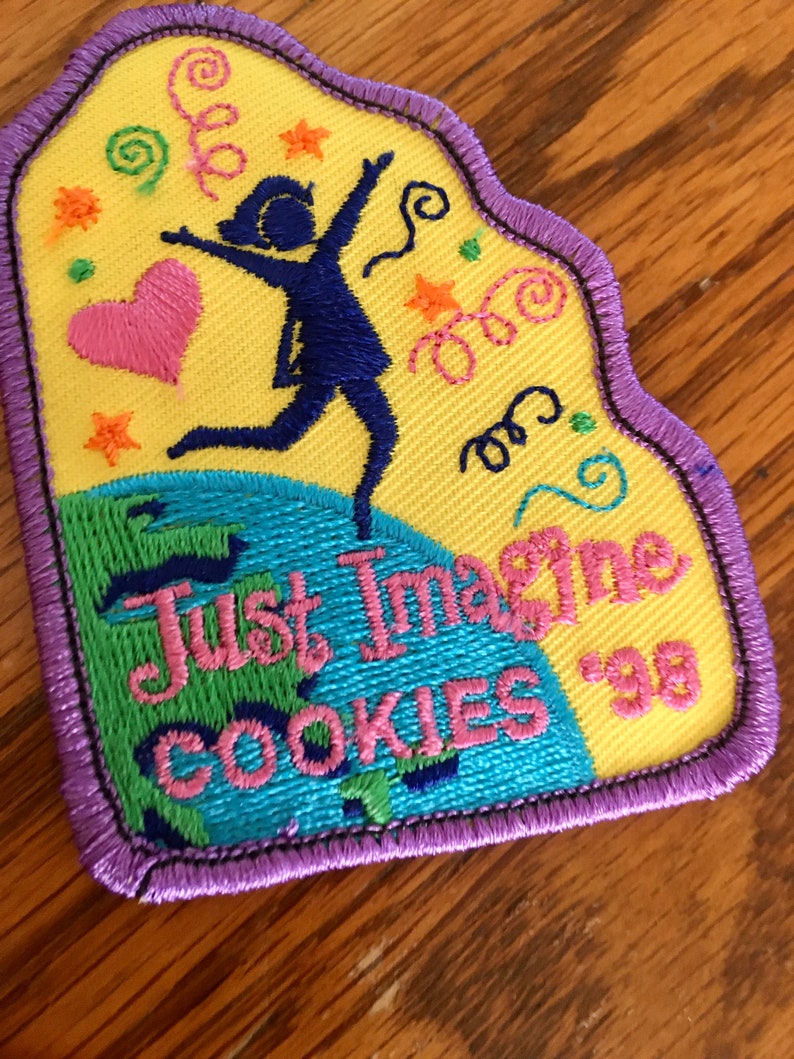 Girl Scout/Brownie Patches 199798 Bright colorful Etsy