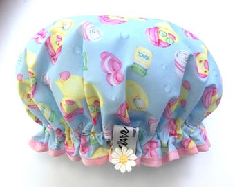 Gorro de ducha impermeable con estampado de patos de Pampered