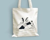 Cotton Tote bag Penguins