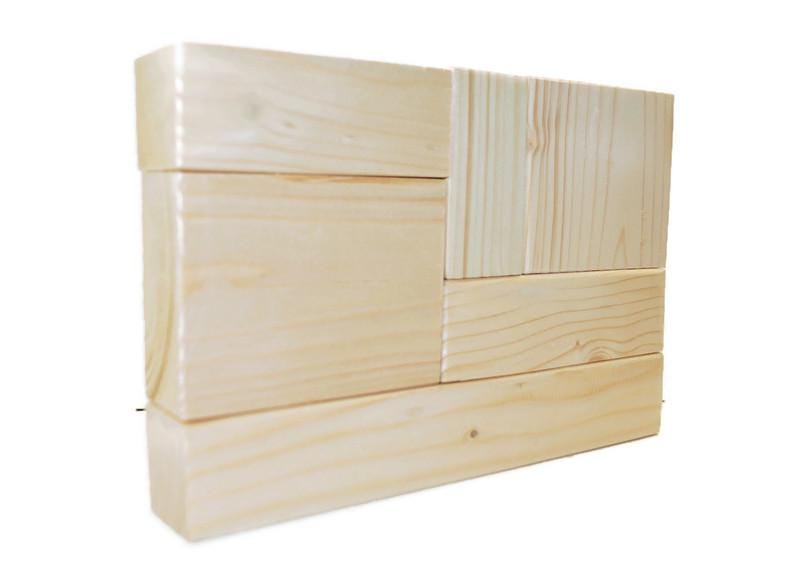 Unfinished WoodenBlock Shelf Sitter Stack, DIY, Paintable Gift, Wood Blank