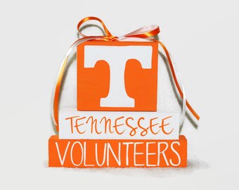University of Tennessee Vols WoodenBlock Shelf Sitter Stack