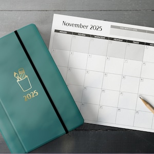 2025 Monthly Calendar - Printable Digital Download