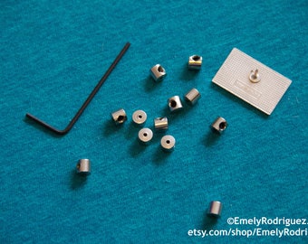 12x Locking Pin Backs with Hex Allen wrench