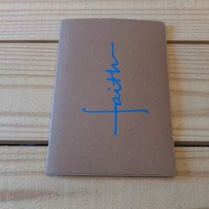 Faith Notebook//Prayer Journal// A5 Size Notebook