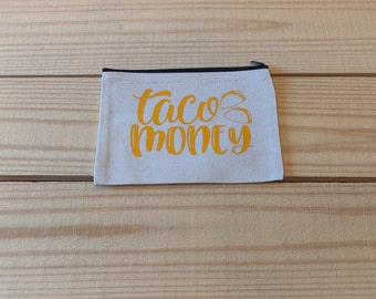 Taco Money Cosmetic Bag