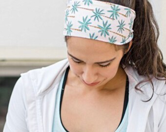 Headwear Sketch Peacocks Sweatband Elastic Turban Sport Headband Outdoor Head Wrap