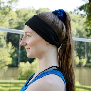 Premium Ponytail Sweatband, Headbands for Workout, Running Headband, Workout Headband, Yoga, Gym, Workout Headbands
