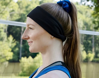 Premium Ponytail Sweatband, Headbands for Workout, Running Headband, Workout Headband, Yoga, Gym, Workout Headbands