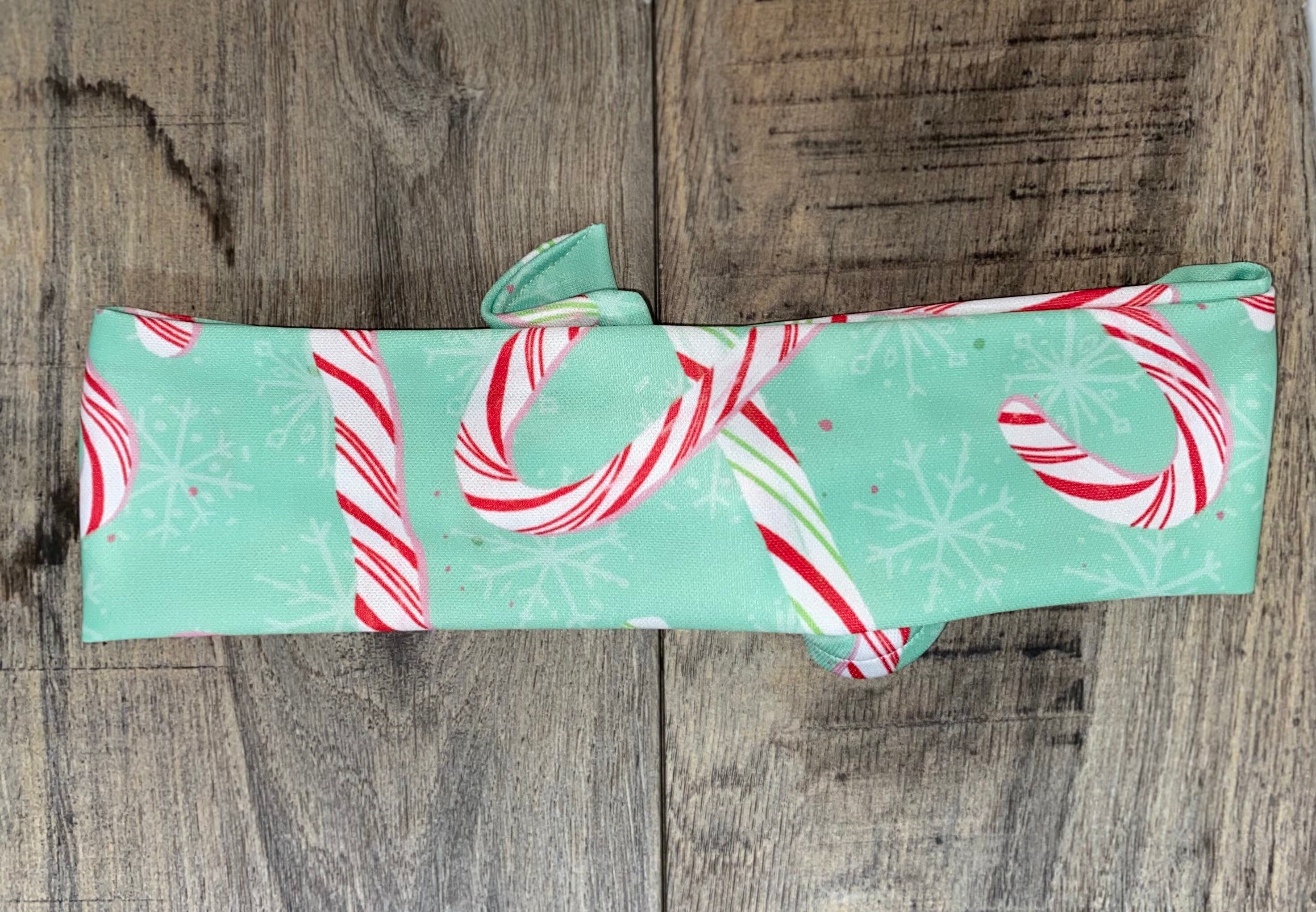 Peppermint Candy Cane Headband Christmas Headband Knotted Etsy
