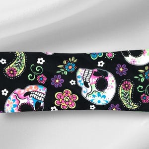 Sugar Skull Headbands, Halloween Headband, Running Headband, Fitness Headbands, Day of the Dead, Skull Headband, Workout Headband