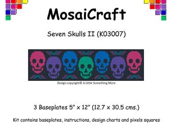 MosaiCraft Pixel Craft Art Kit /'Ribbon Purple/' Pixelhobby