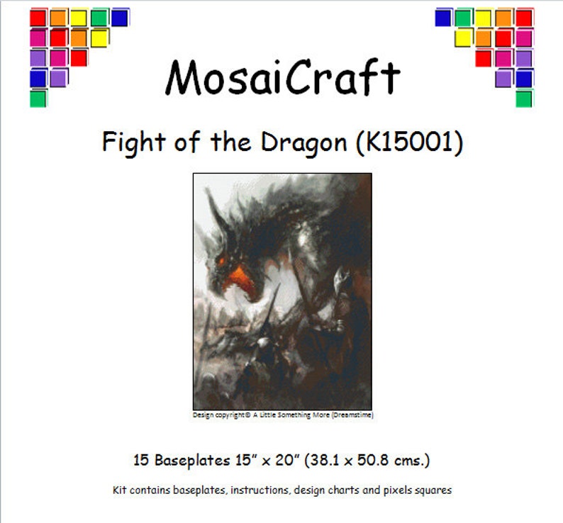 Mosaicraft pixel Craft MOSAICO ART KIT /"PARASOLE/" pixelhobby